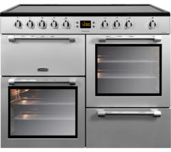 LEISURE  Cookmaster CK100C210S Electric Ceramic Range Cooker - Stainless Steel & Chrome